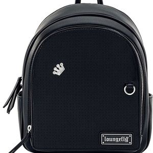 Loungefly pin trader mini backpack in Black